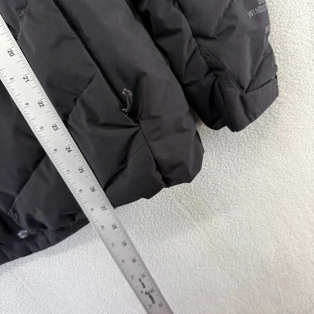 The North Face Puffer Jacket Womens Medium Black Gore Windstopper 550 Down